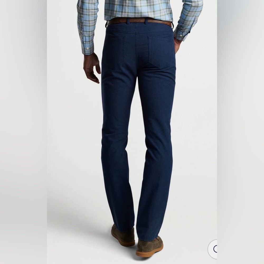 Peter‎ Millar Mountainside Flannel Five-Pocket Pant Preppy Office Classic - Picture 2 of 9